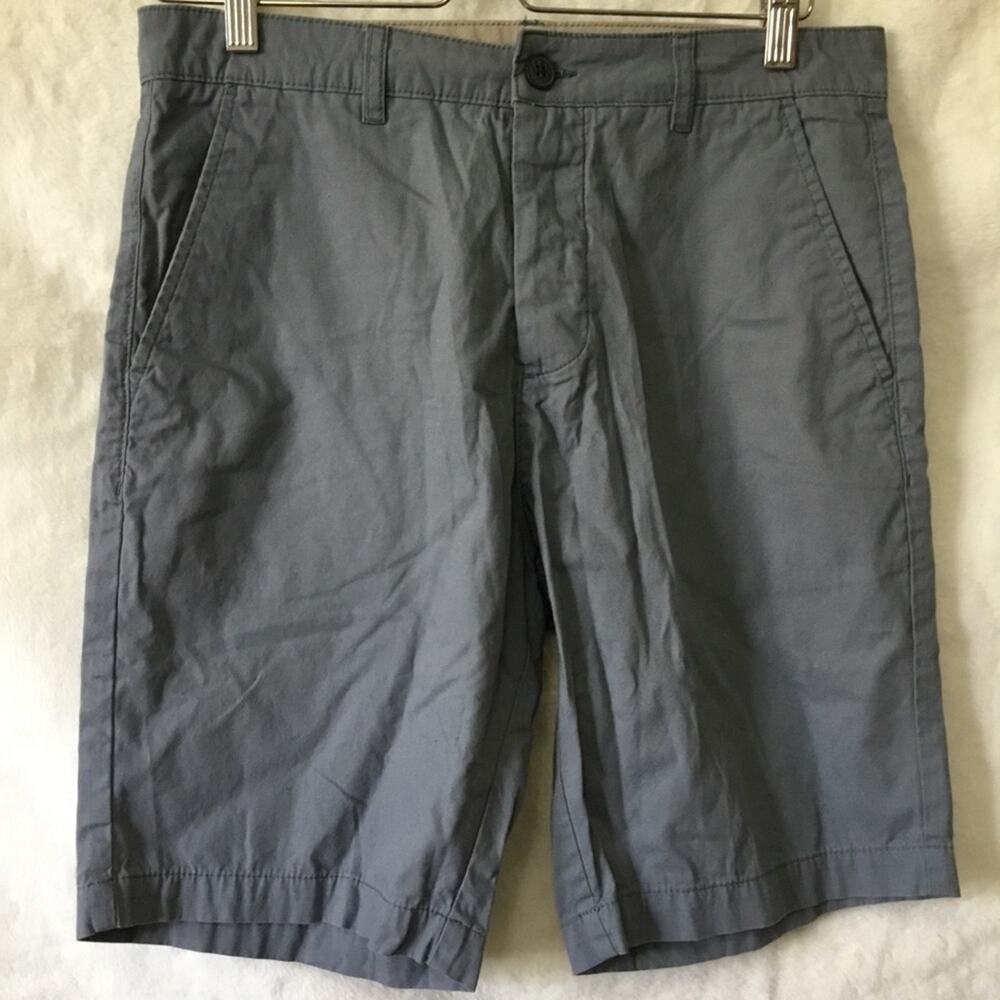 H&M Divided Men's Slate Blue Button Fly Shorts